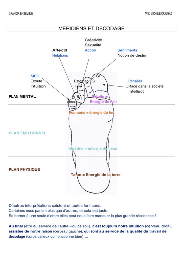 Décodage & méridiens